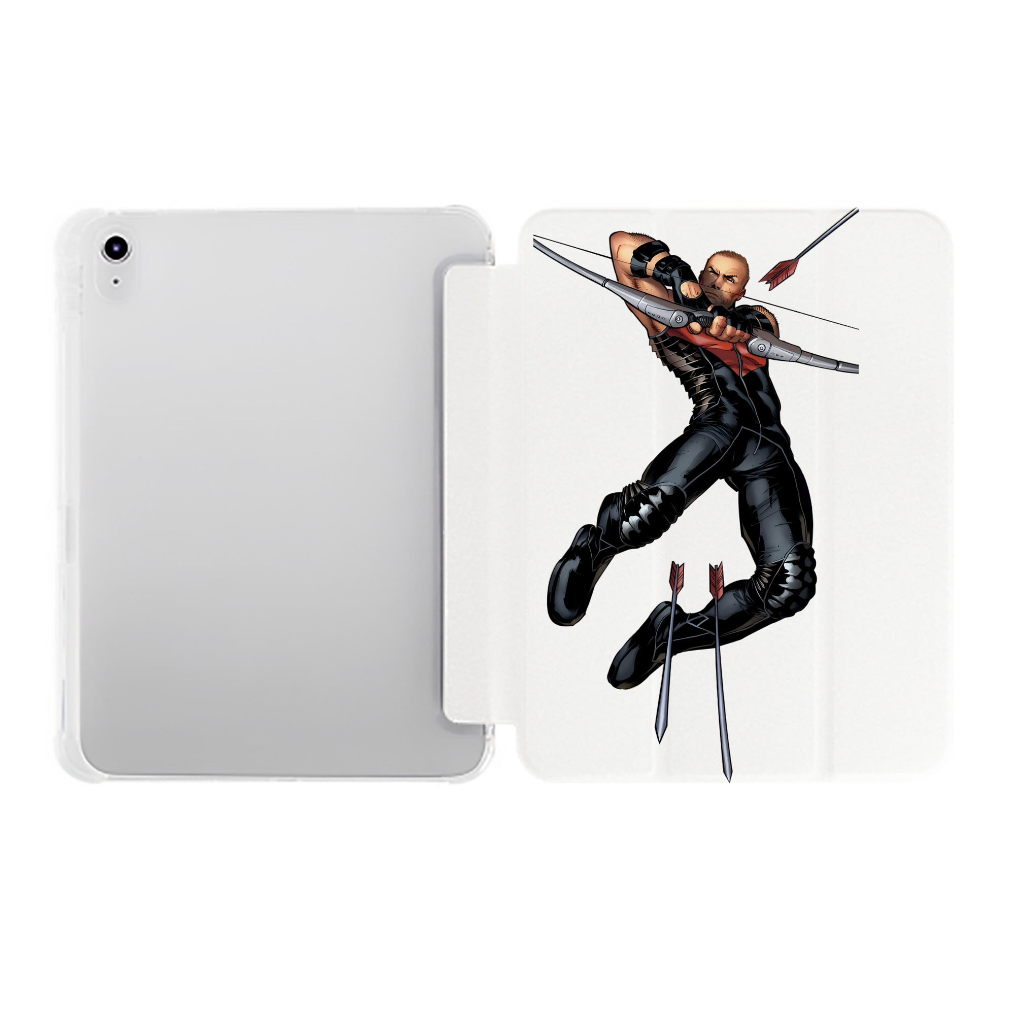 （画像用） アベンジャーズ The Avengers IPad ケース ペン収納付き 三つ折りスタンド PUレザー×シリコン 対応機種9.5/10.5/10.9インチ